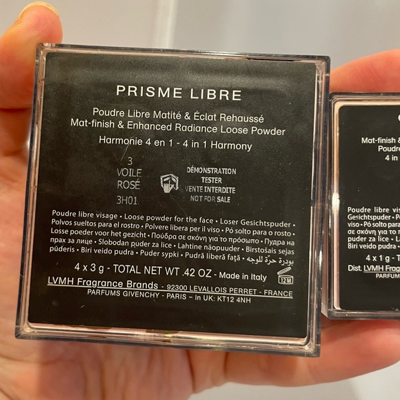 New Lot 2 Givenchy No. 3 Voile Rose Rare Face Matte Setting Powder Highlight Lux - Picture 4 of 8